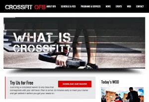 CrossFit OFB Website Design