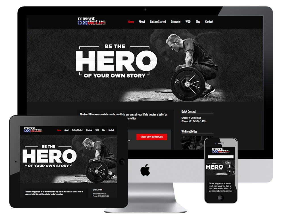 CrossFit Convictus launches new affiliate and killer website.